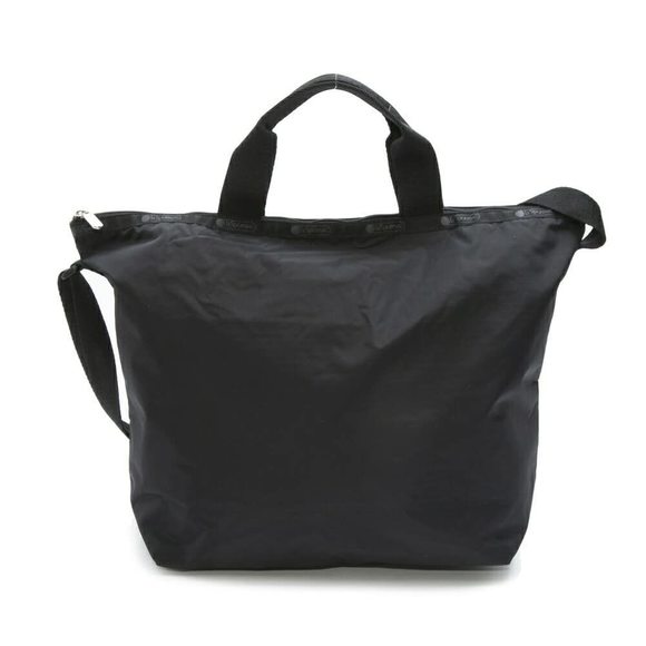 Deluxe Easy Carry Tote Bag Recycled Black :'D - Picture 1 of 3